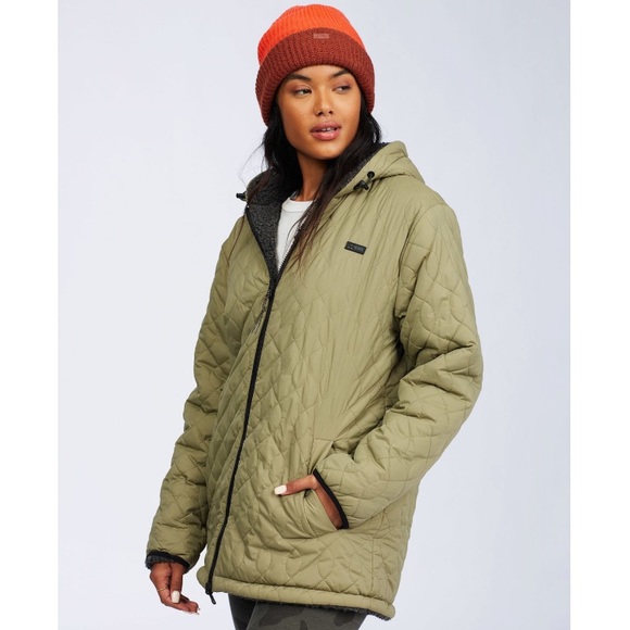 π₯π₯BILLABONG - ALPINE JACKET / REVERSIBLE A/DIVπ₯ - Picture 5 of 11